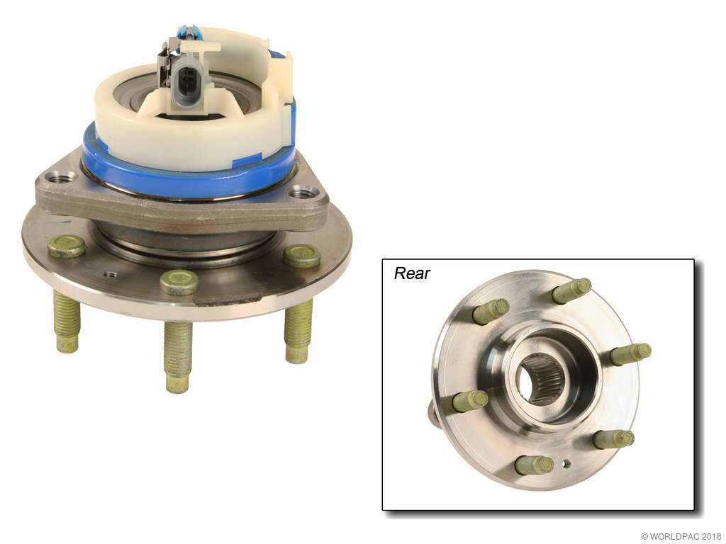 2005-2011 Cadillac STS Wheel Bearing and Hub Assembly - Rear (ACDelco)