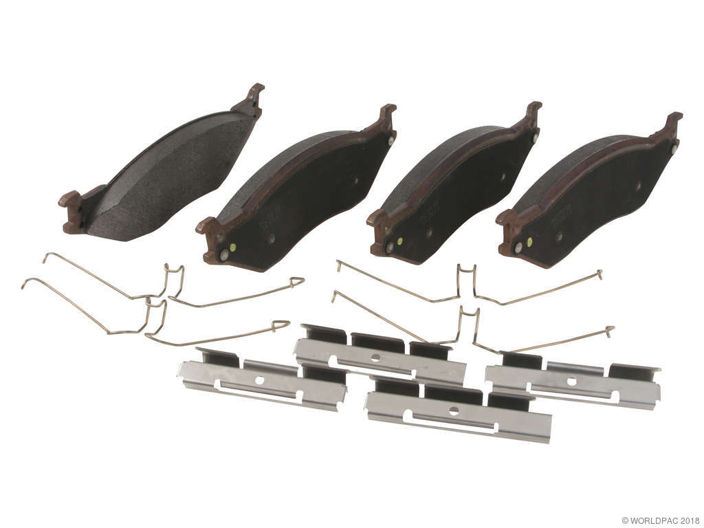1999-2016 Ford F-550 Super Duty Disc Brake Pad Set - Front or Rear (Motorcraft)