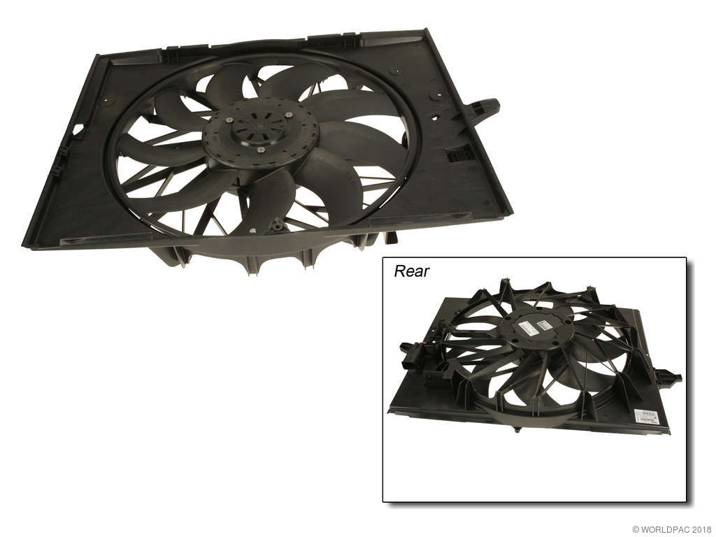 2004-2005 BMW 545i Engine Cooling Fan Assembly (Genuine)