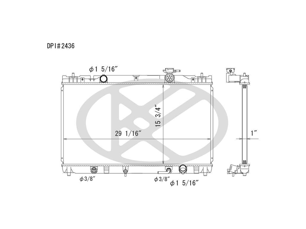 2004-2006 Lexus ES330 Radiator (Koyo Cooling)