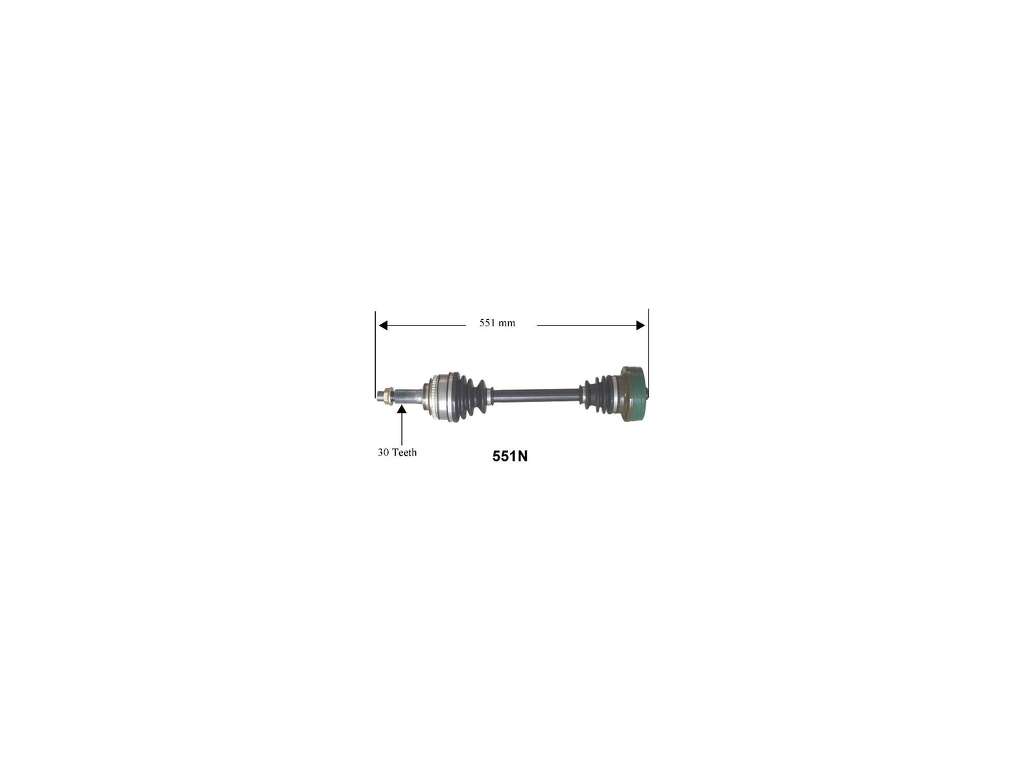 1992-1996 Lexus ES300 CV Axle Assembly - Front Left or Front Right (Autopart International)