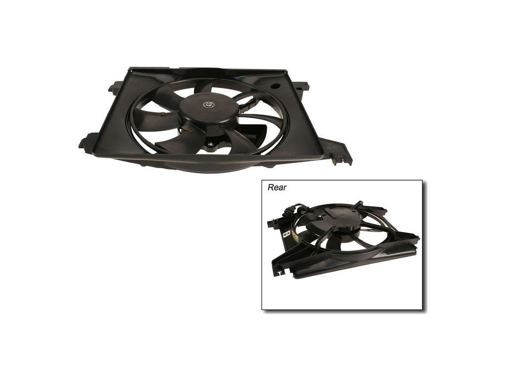 2003-2008 Hyundai Tiburon A/C Condenser Fan Assembly (Autopart International)