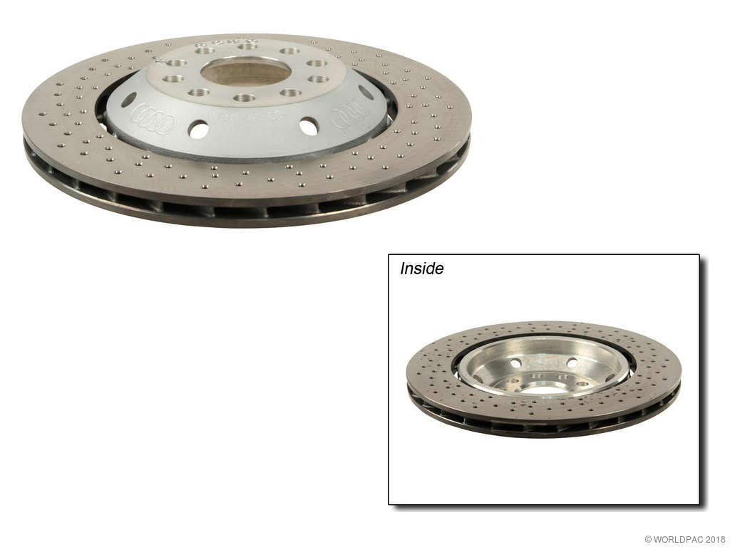 2003-2004 Audi RS6 Disc Brake Rotor - Rear Right (Original Equipment)