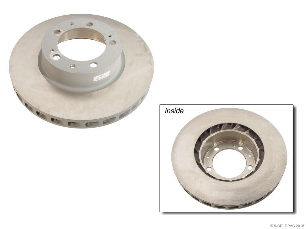 1993-1995 Porsche 928 Disc Brake Rotor - Front Right (Genuine)