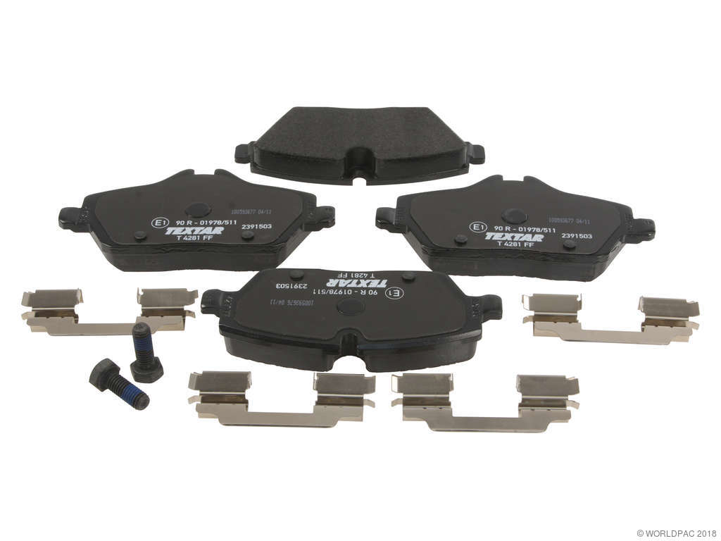 2007-2023 Mini Cooper Disc Brake Pad Set - Front (Textar)