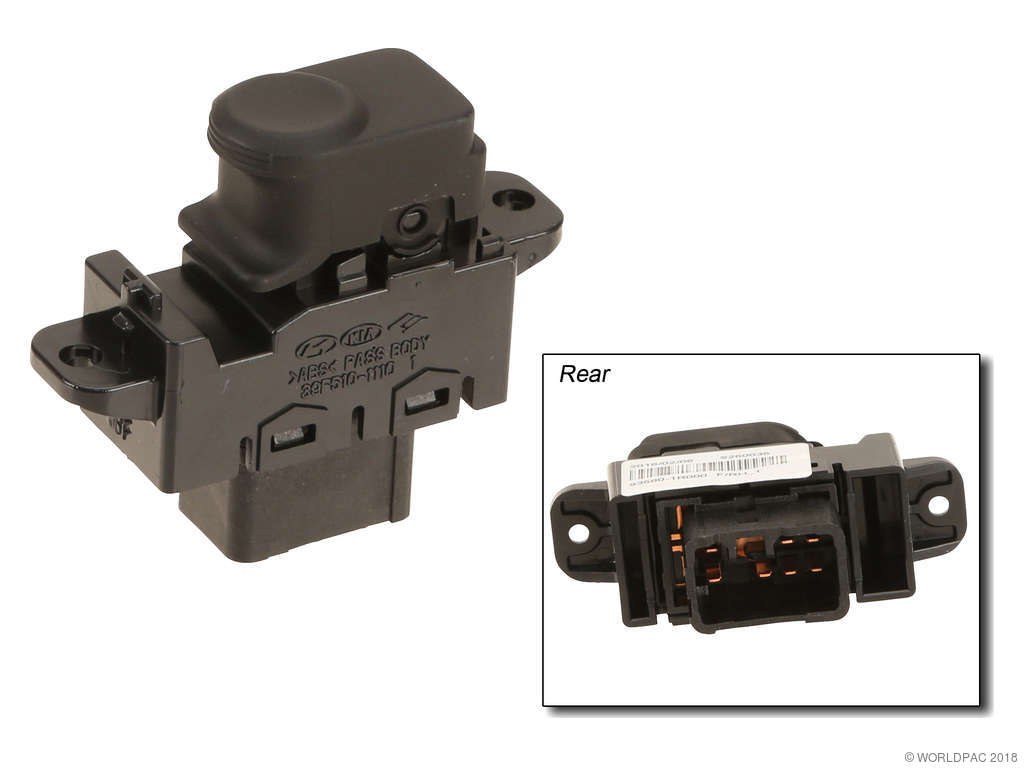 2012-2016 Hyundai Accent Door Window Switch - Front Right or Rear (Genuine)