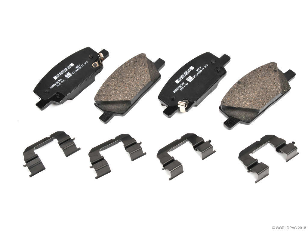 2018 Chevrolet Trax Disc Brake Pad Set - Front (ACDelco)