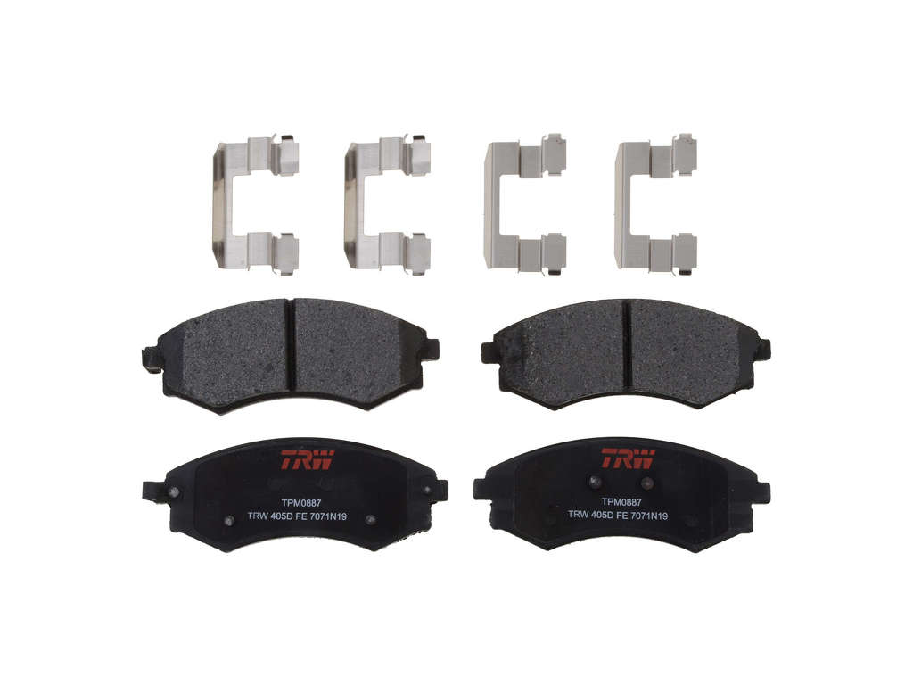 2005-2006 Hyundai Elantra Disc Brake Pad Set - Front (TRW)