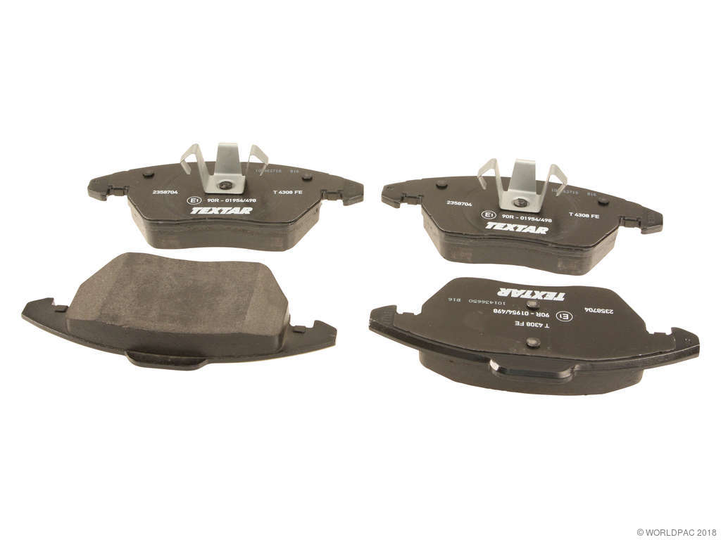 2010-2011 Volkswagen Golf Disc Brake Pad Set - Front (Textar)