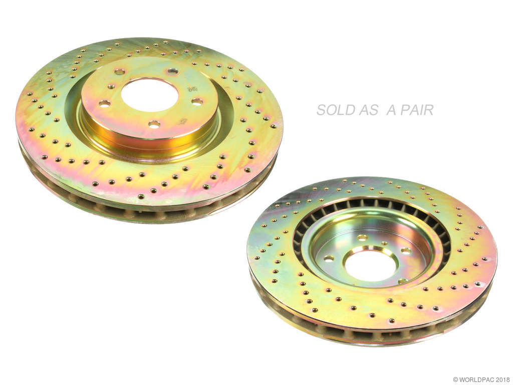 2003-2009 Nissan 350Z Disc Brake Rotor Set - Front (Brembo)
