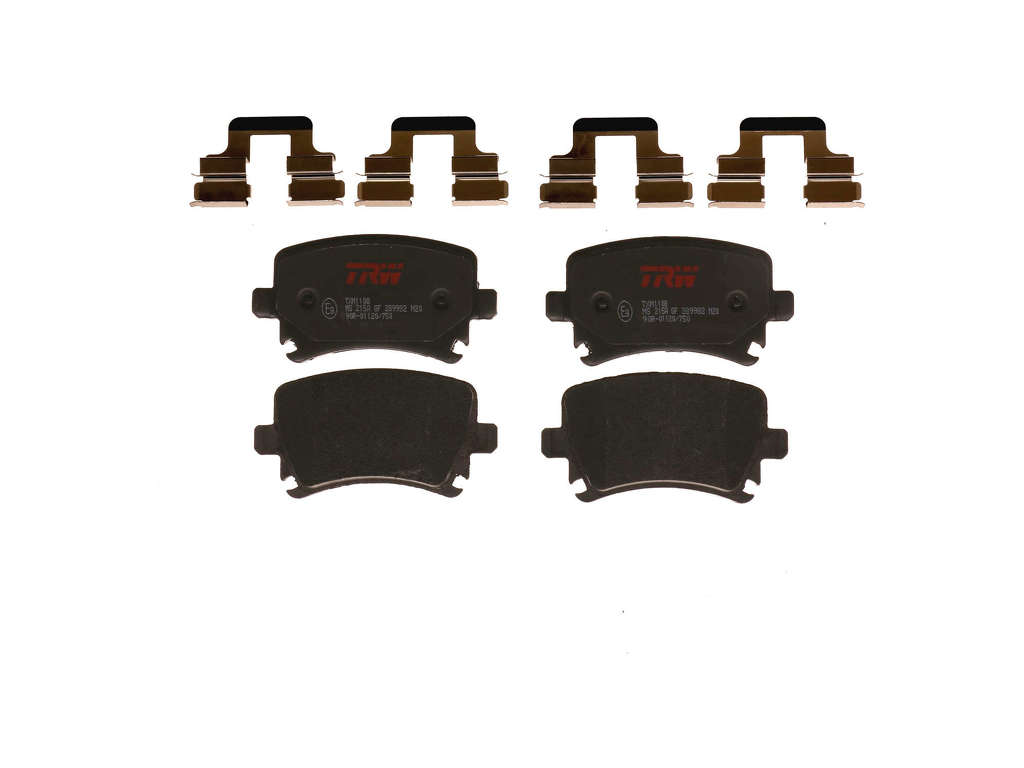 2009-2011 Audi A6 Disc Brake Pad Set - Rear (TRW)