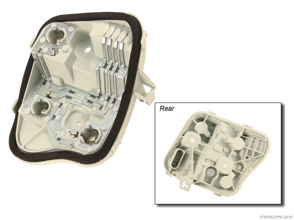 2006-2008 Audi A3 Tail Light Socket - Left Outer (Genuine)
