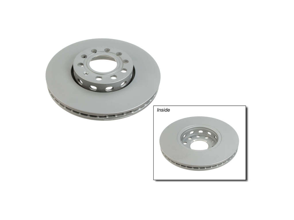 1996-2006 Audi A4 Disc Brake Rotor - Front (Zimmermann Coated)