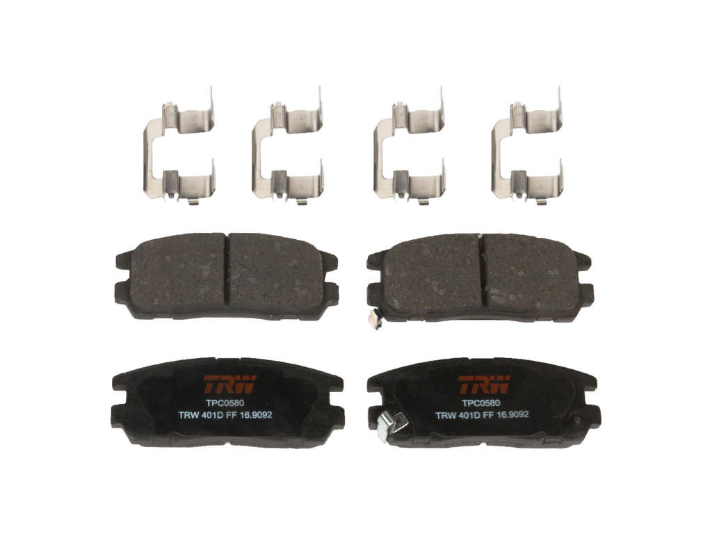 2002-2004 Isuzu Axiom Disc Brake Pad Set - Rear (TRW)