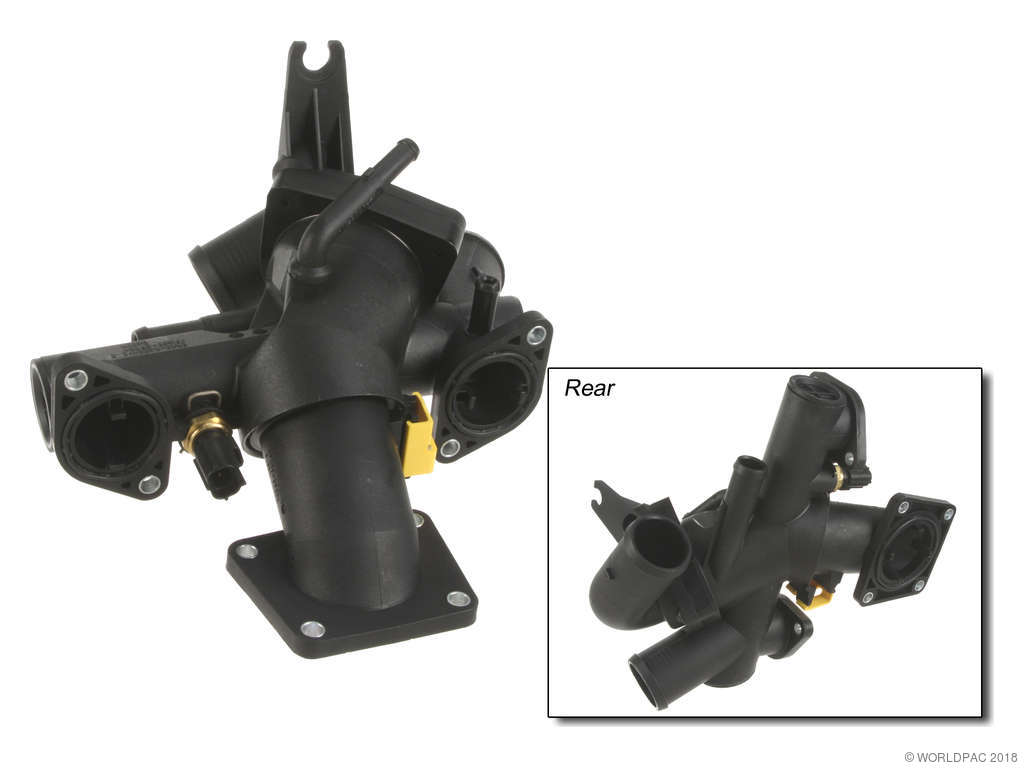 2006-2008 Jaguar S-Type Engine Coolant Thermostat Kit (Genuine)