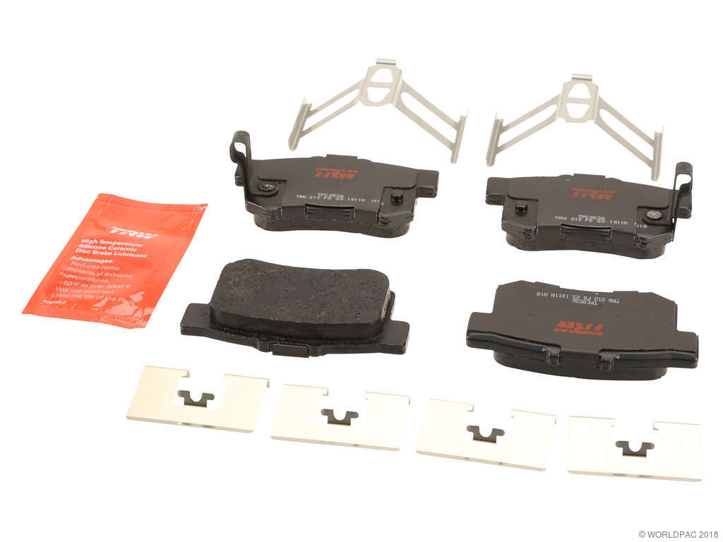 2002-2004 Honda Civic Disc Brake Pad Set - Rear (TRW)