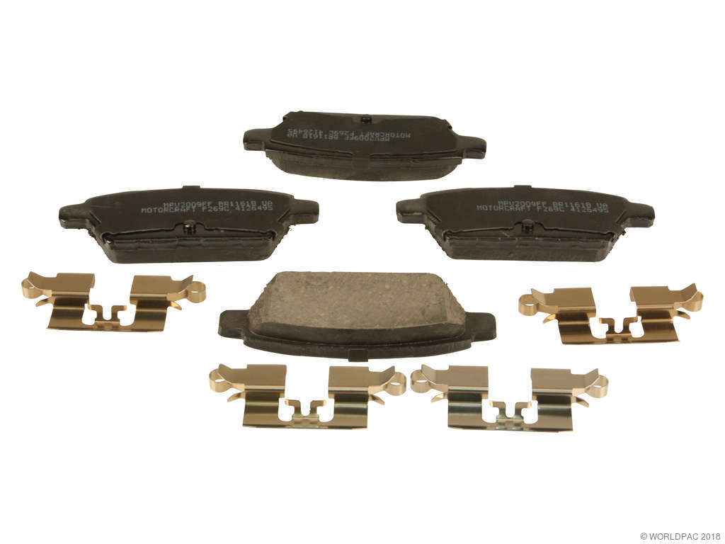2006-2013 Mazda 6 Disc Brake Pad Set - Rear (Motorcraft)