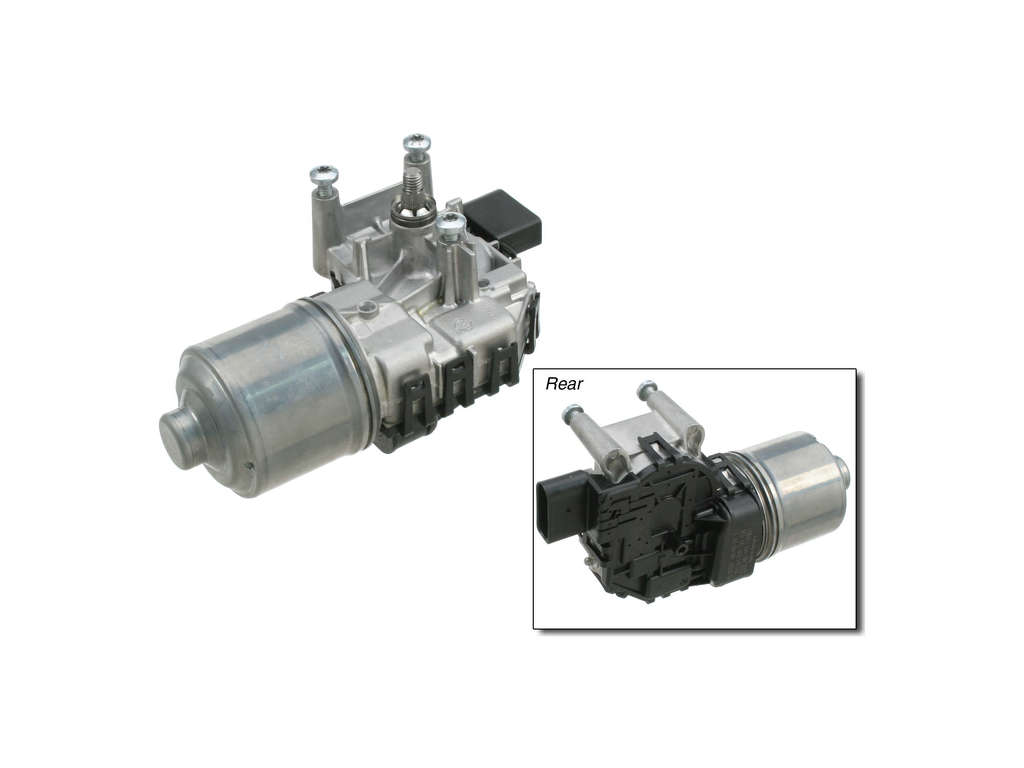 2002-2009 Audi A4 Windshield Wiper Motor -  or Front (Vemo)