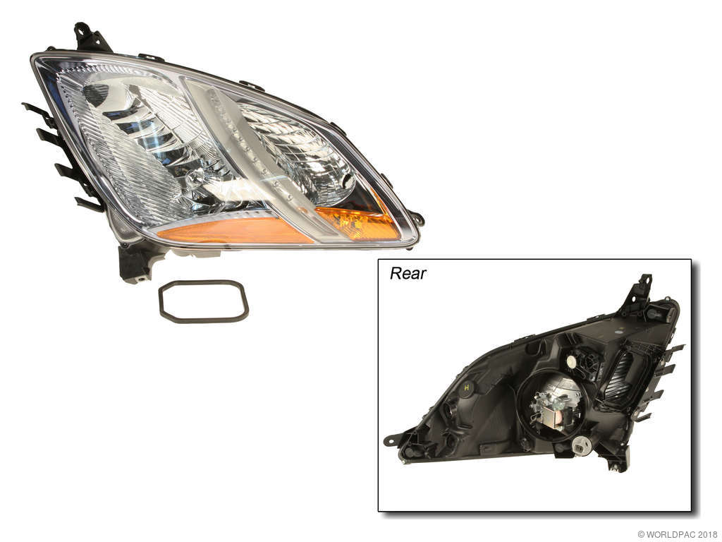2006-2009 Toyota Prius Headlight Assembly - Left (Genuine)