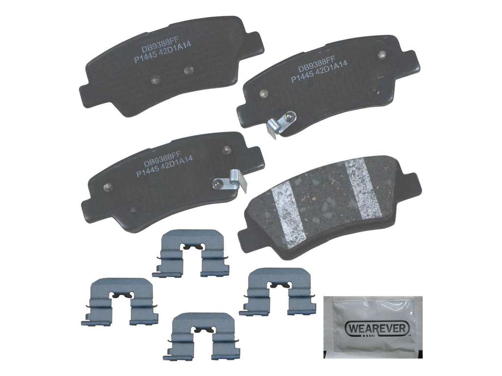 2015-2017 Hyundai Azera Disc Brake Pad Set - Rear (CARQUEST)