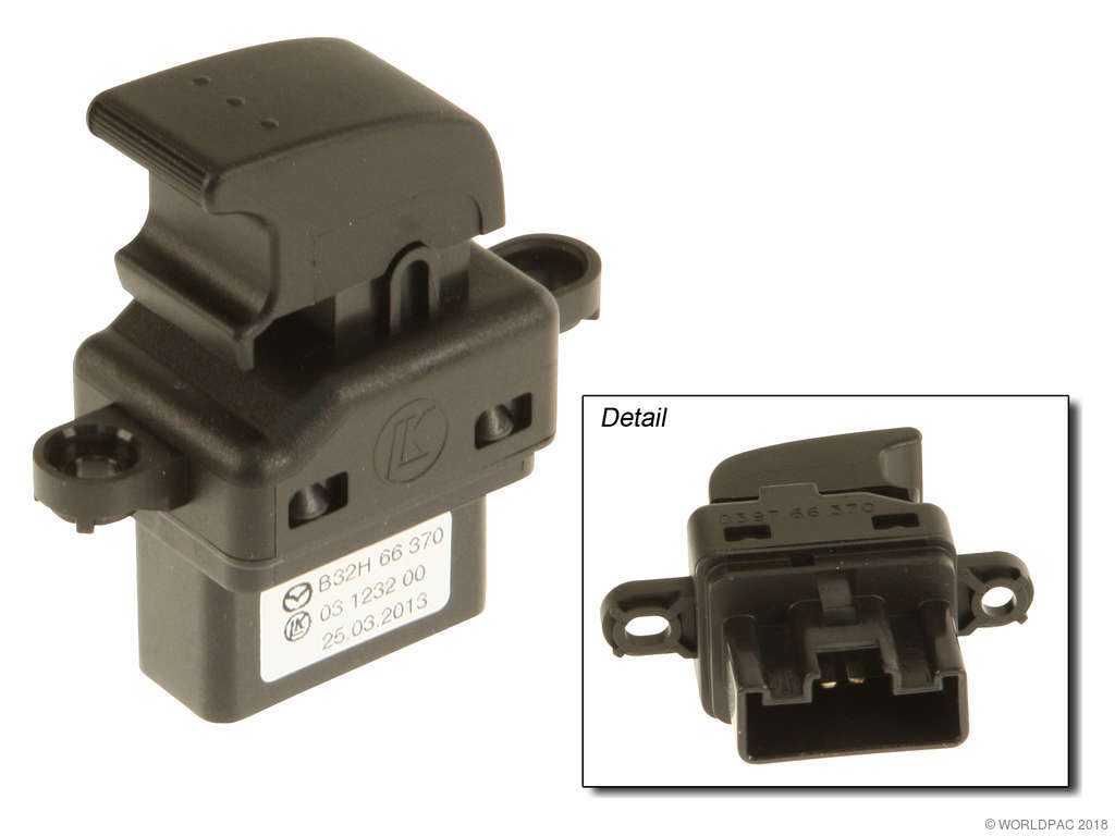 2004-2009 Mazda 3 Door Window Switch - Front Right or Rear (Genuine)