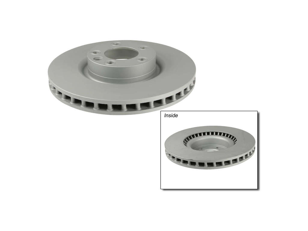 2008 Porsche Cayenne Disc Brake Rotor - Front Left or Front Right (Zimmermann Coated)