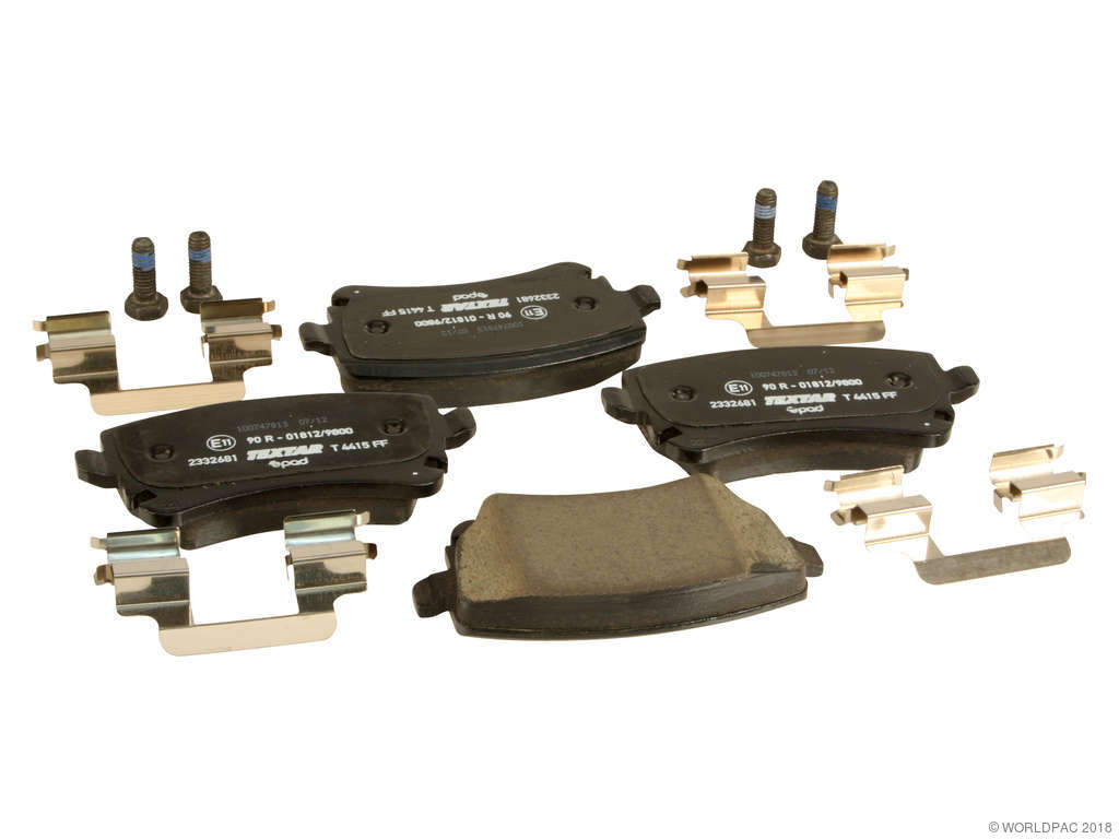 2009-2011 Audi A6 Disc Brake Pad Set - Rear (Textar ePad)