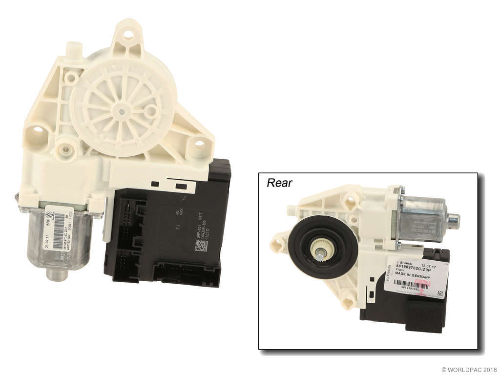 2008-2011 Volkswagen Jetta Power Window Motor - Front Right (Genuine)