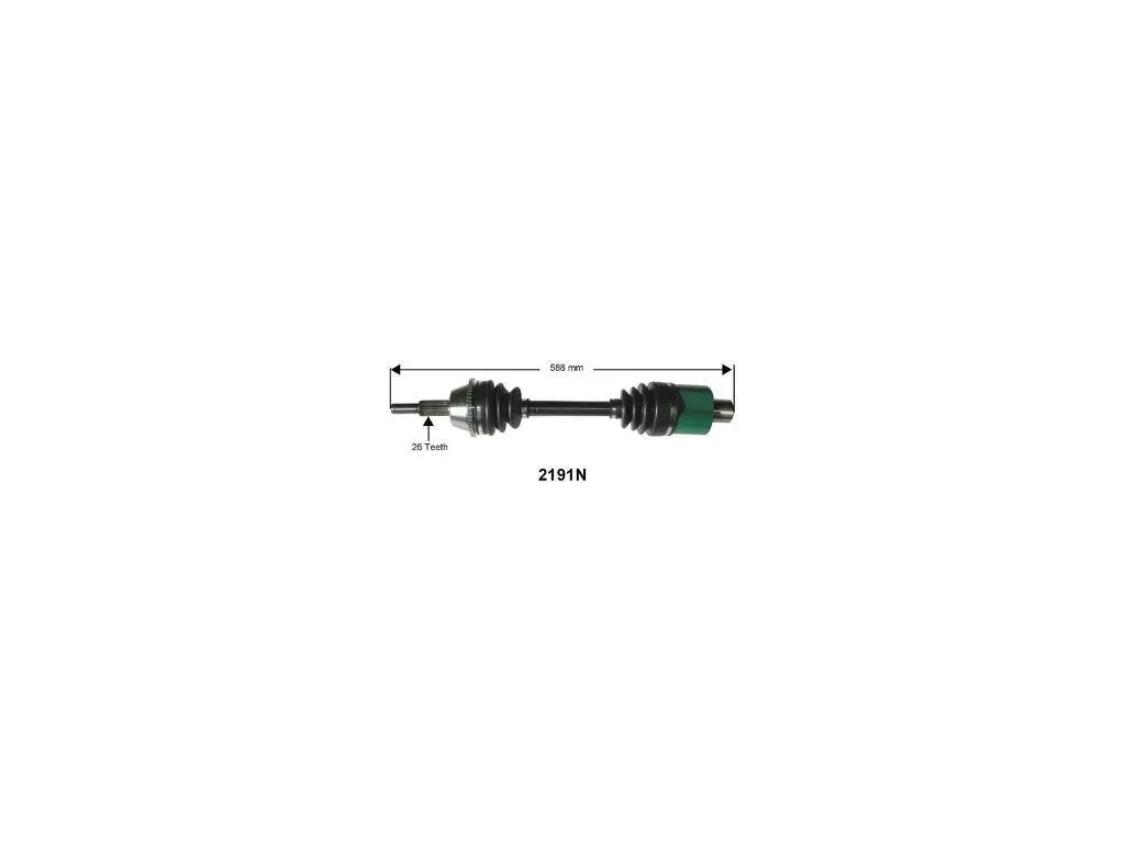 1999-2000 Ford Windstar CV Axle Assembly - Left (Autopart International)