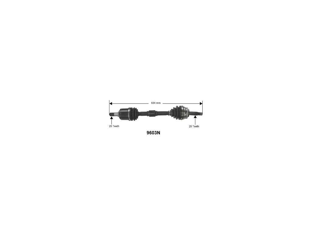 1994-1998 Mitsubishi Galant CV Axle Assembly - Front Right (Autopart International)