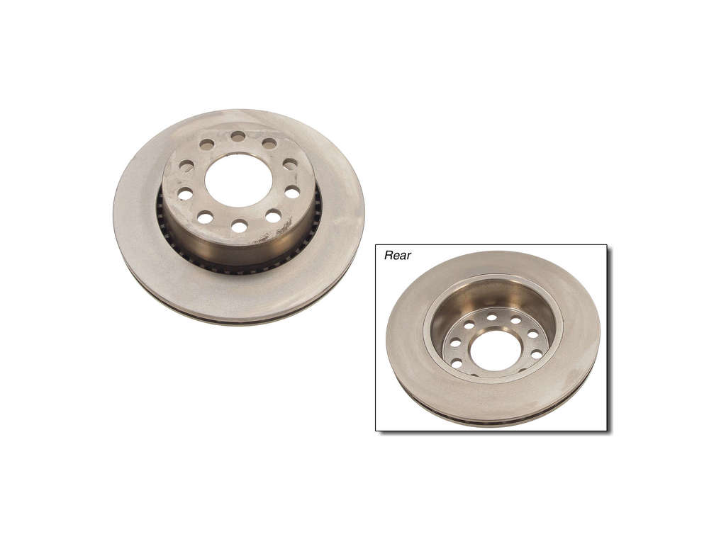 1995-1997 Audi S6 Disc Brake Rotor - Rear (Zimmermann Coated)