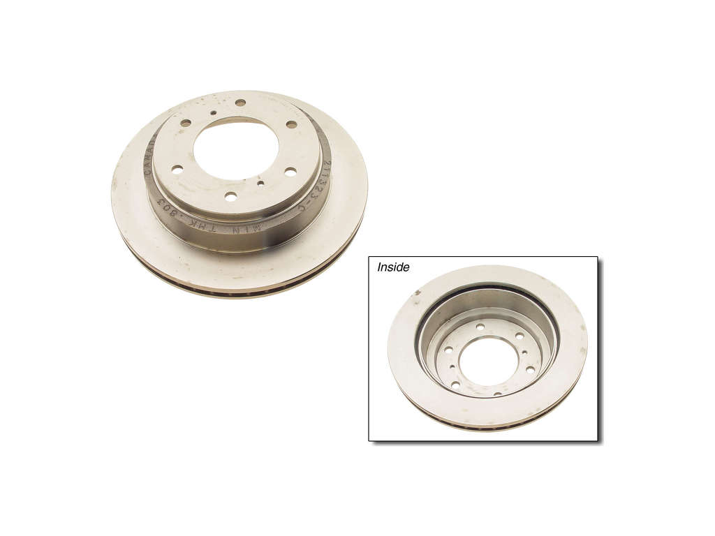 2001-2006 Mitsubishi Montero Disc Brake Rotor - Rear (Brembo Coated)