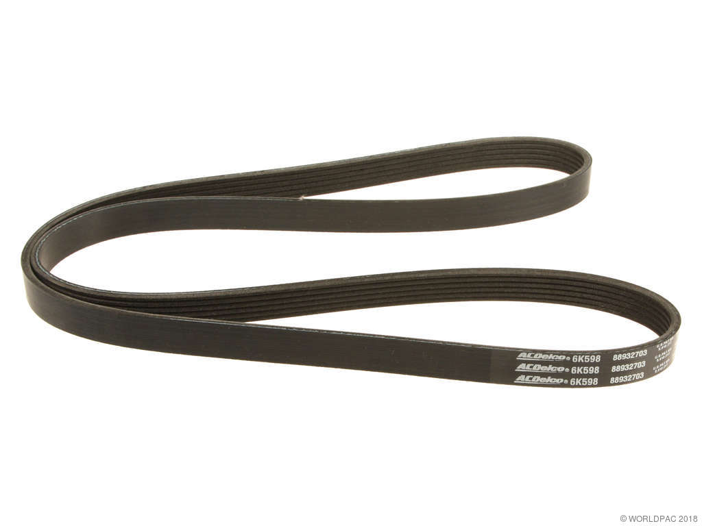 1986-1990 Lincoln Town Car Accessory Drive Belt - Air Conditioning and Air Pump (ACDelco)