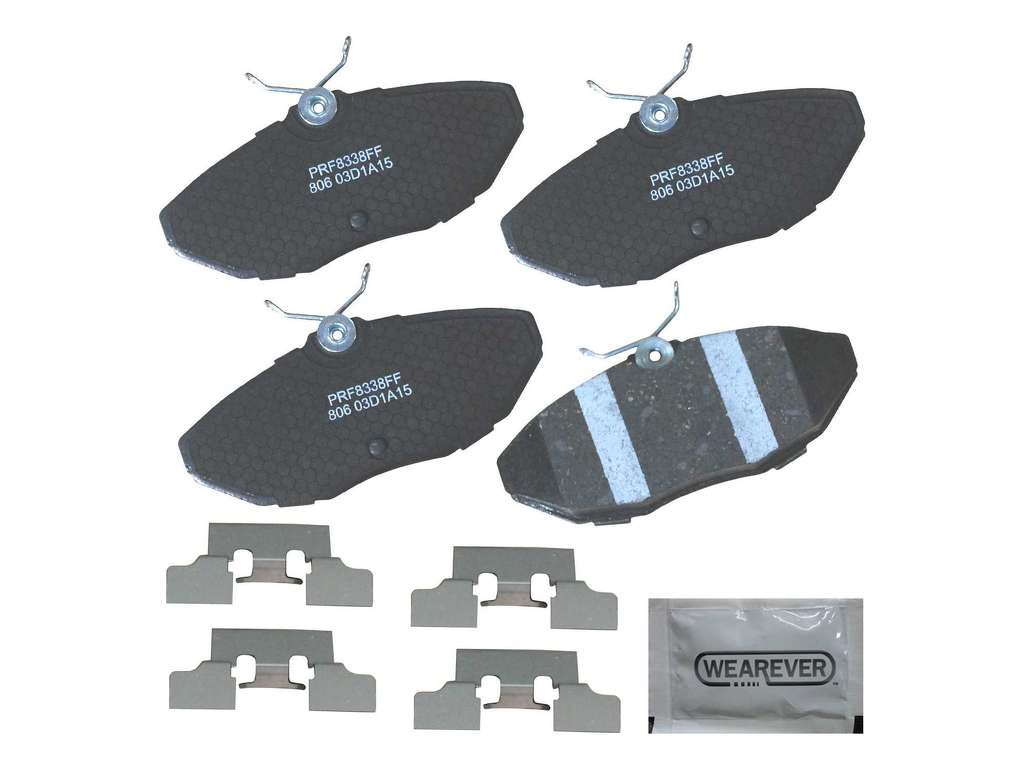 2001-2002 Dodge Viper Disc Brake Pad Set - Rear (CARQUEST)