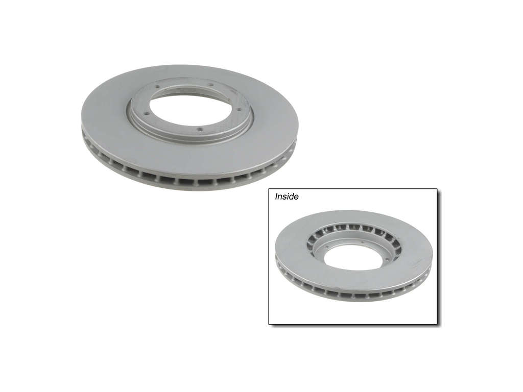 1984-1989 Porsche 911 Disc Brake Rotor - Front or Front Left or Front Right (Zimmermann Coated)