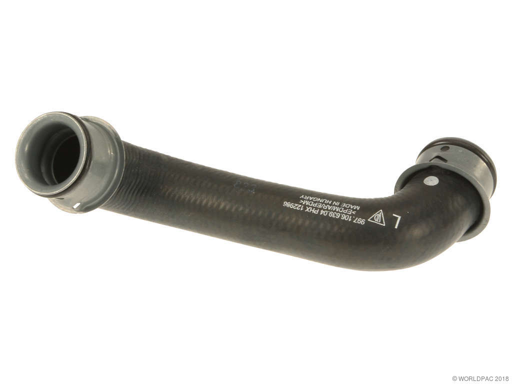 2009-2012 Porsche Boxster Radiator Coolant Hose - Center or Left (Genuine)
