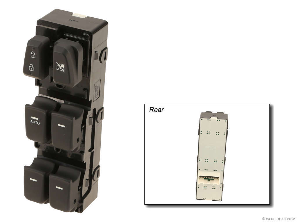 2011-2015 Hyundai Sonata Door Window Switch - Front Left (Genuine)