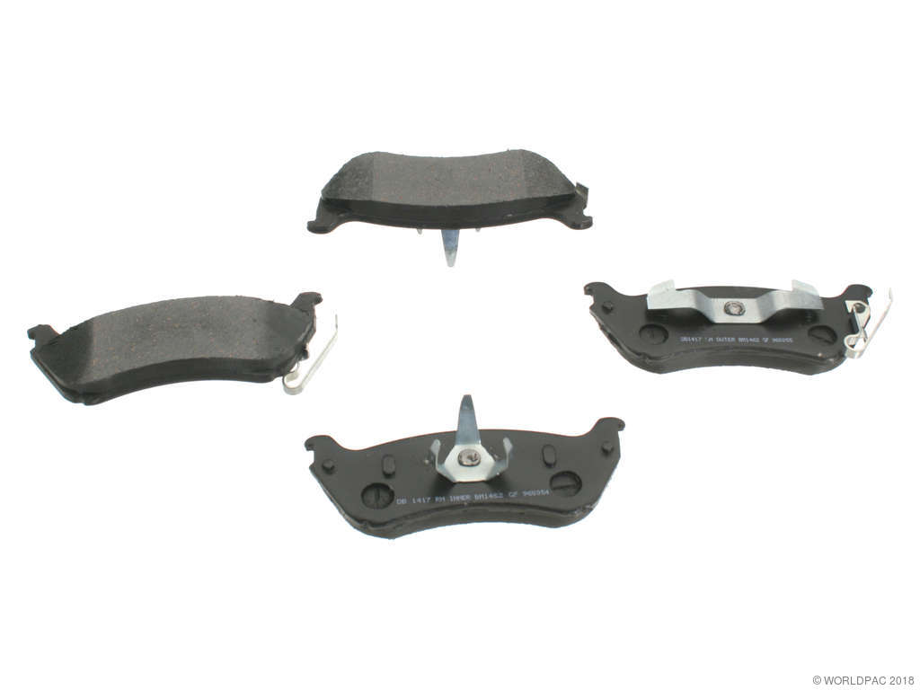 1998-2001 Mercedes-Benz ML320 Disc Brake Pad Set - Rear (Jurid)