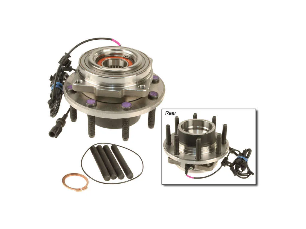 2005-2010 Ford F-250 Super Duty Wheel Bearing and Hub Assembly - Front (Motorcraft)