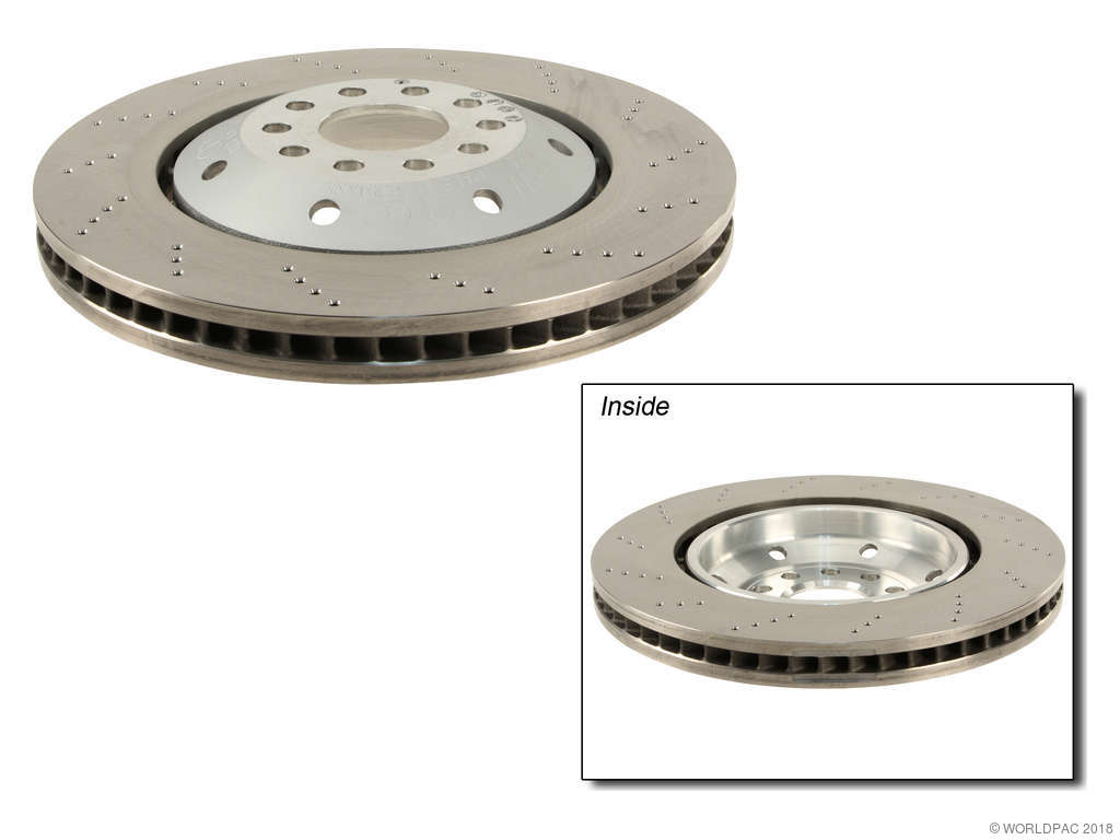 2003-2004 Audi RS6 Disc Brake Rotor - Front Right (Original Equipment)