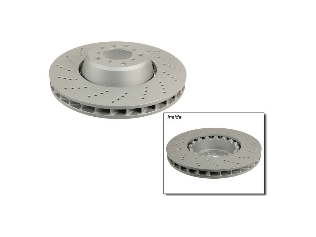 2006-2010 BMW M5 Disc Brake Rotor - Front Left (Zimmermann Formula Z)
