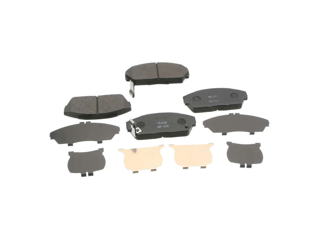 1990-1993 Honda Civic Disc Brake Pad Set - Front (Nissin)
