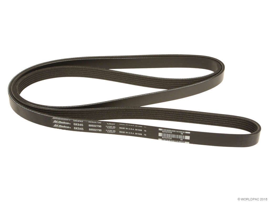 2013-2019 Cadillac XTS Accessory Drive Belt - Water Pump, Alternator, Air Conditioning and Power (ACDelco)
