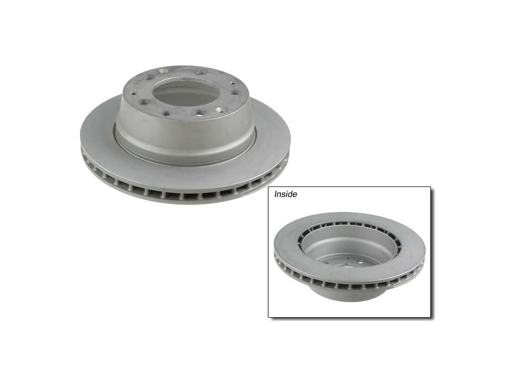 1984-1989 Porsche 911 Disc Brake Rotor - Rear or Rear Left or Rear Right (Zimmermann Coated)