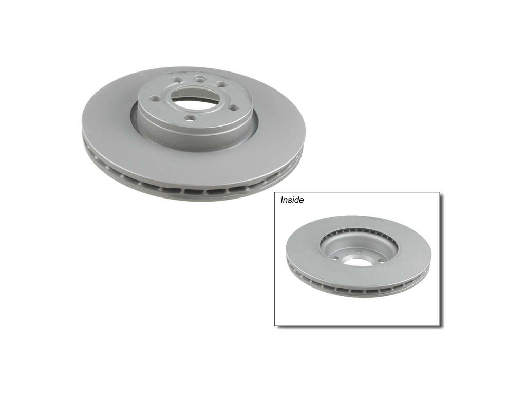 2001-2003 Volkswagen EuroVan Disc Brake Rotor - Front (Zimmermann Coated)