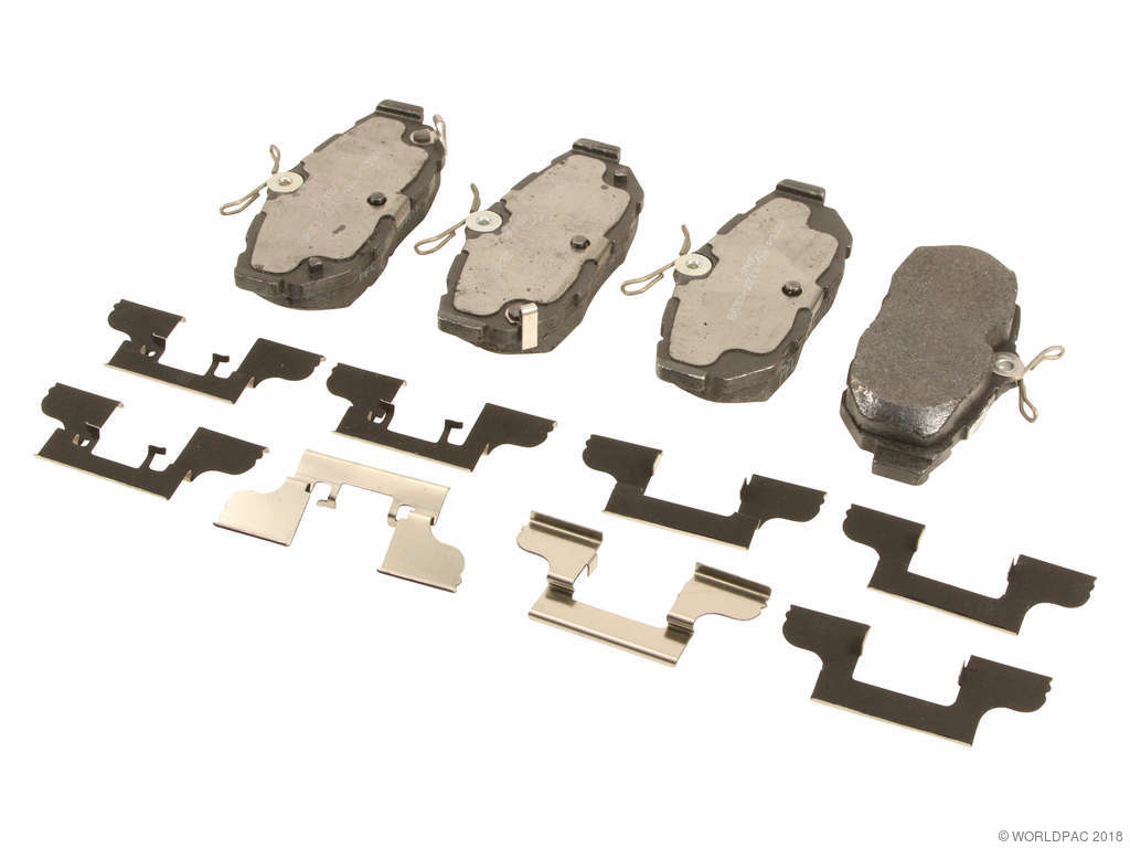 2011-2014 Ford Mustang Disc Brake Pad Set - Rear (Motorcraft)