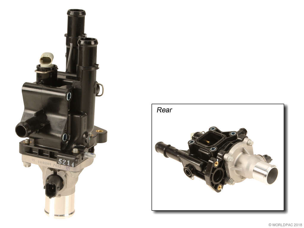 2009-2010 Pontiac G3 Engine Coolant Thermostat / Water Outlet Assembly (ACDelco)