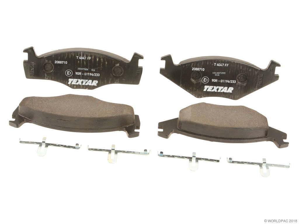 1981-1995 Volkswagen Jetta Disc Brake Pad Set - Front (Textar)