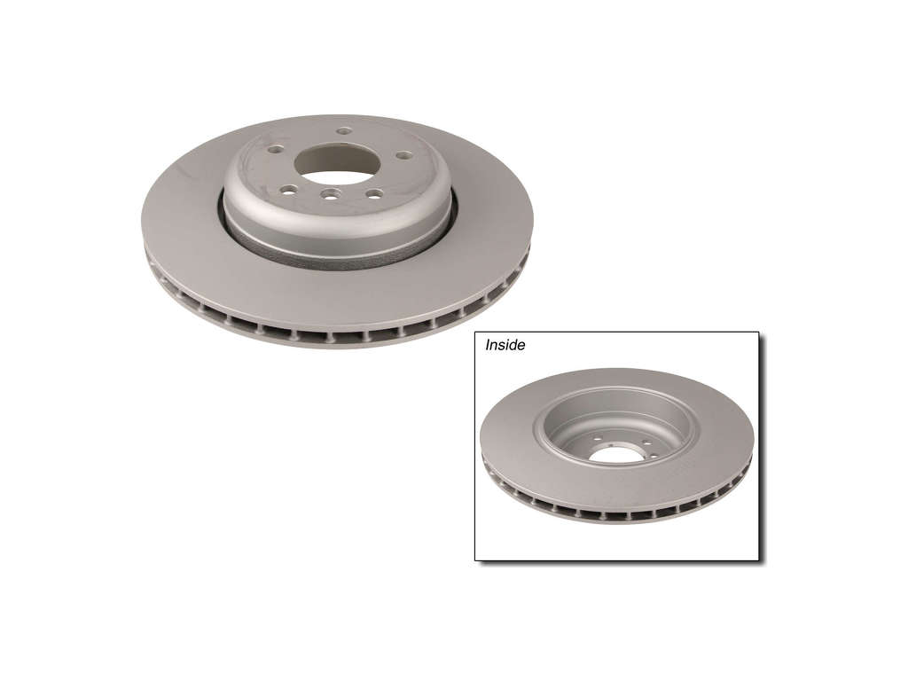2004-2005 BMW 645Ci Disc Brake Rotor - Rear (Zimmermann Coated)