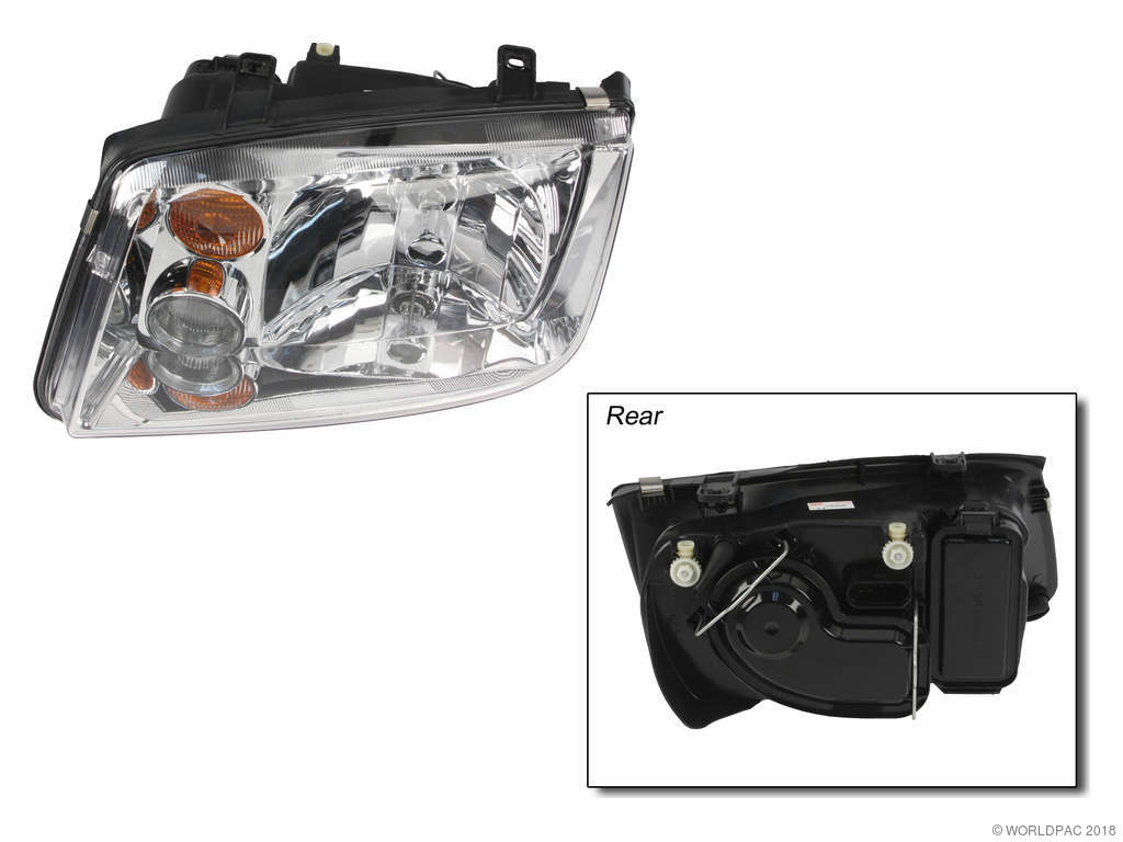 2002-2005 Volkswagen Jetta Headlight Assembly - Left (VAIP - Vision Lighting)